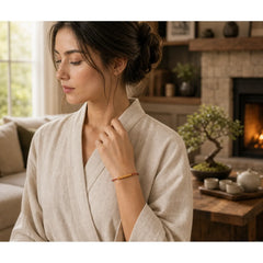 Handmade Chinese Zodiac Natal Buddha Luck Strength Braided Rope Bracelet featuring Dragon, Horse, Red String