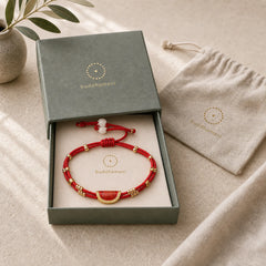 Handmade Cinnabar Dumplings Design Luck Braided Red Rope Bracelet featuring Cinnabar, Red String