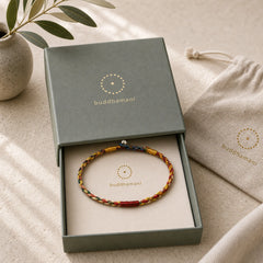 Handmade Five Color Thread Luck Couple Child Adult Bracelet featuring Red String, Dragon