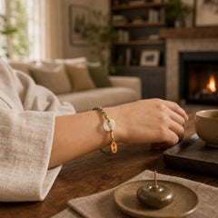 Handmade Peace Buckle Jade Prosperity 925 Sterling Silver Colorful Rope Bracelet featuring Peace Buckle, Jade, Silver