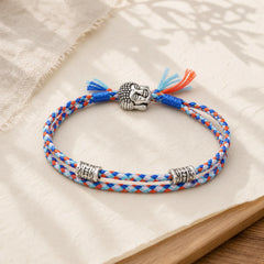 Head Serenity String Bracelet featuring Buddha Symbol