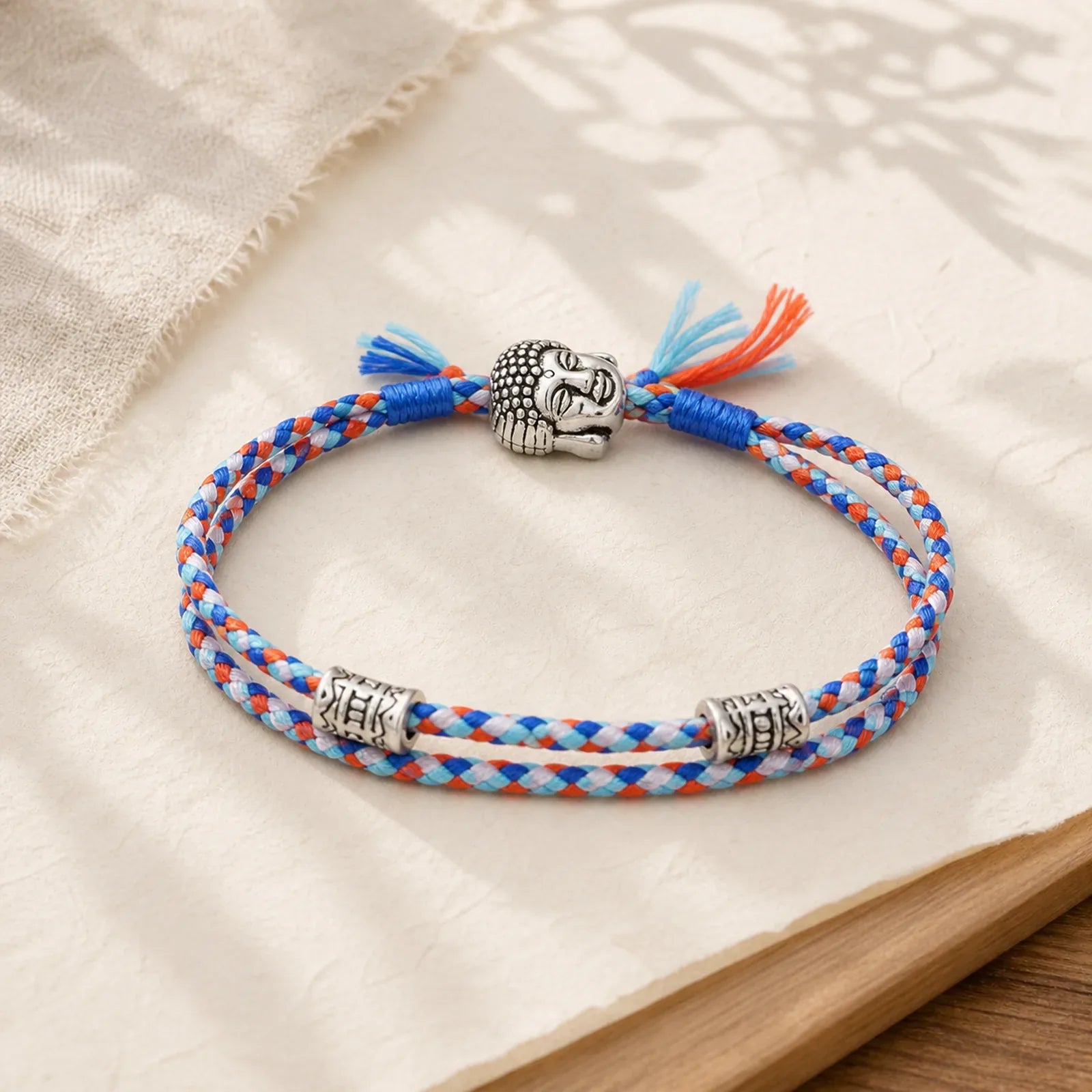 Head Serenity String Bracelet featuring Buddha Symbol