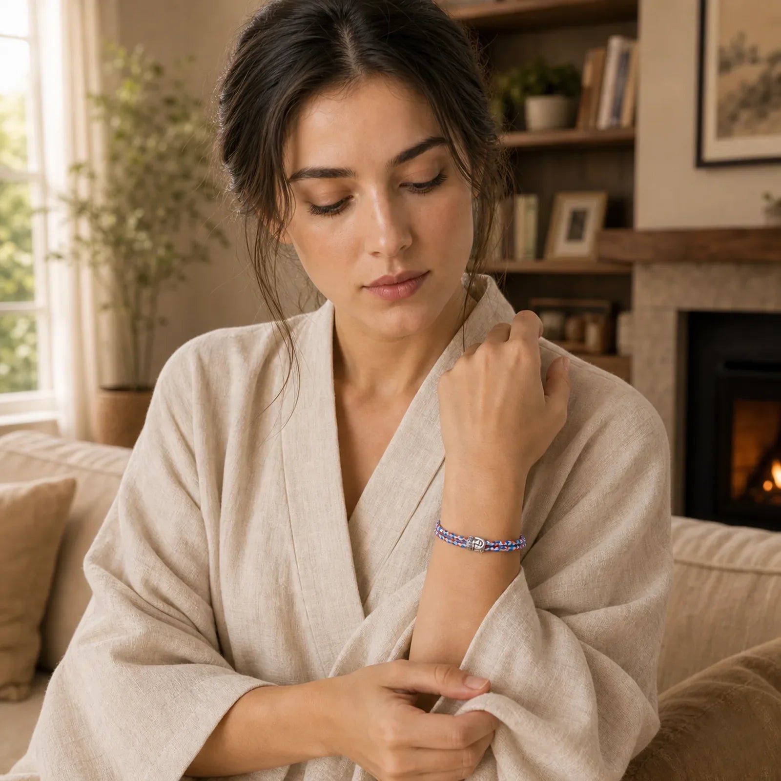 Head Serenity String Bracelet featuring Buddha Symbol