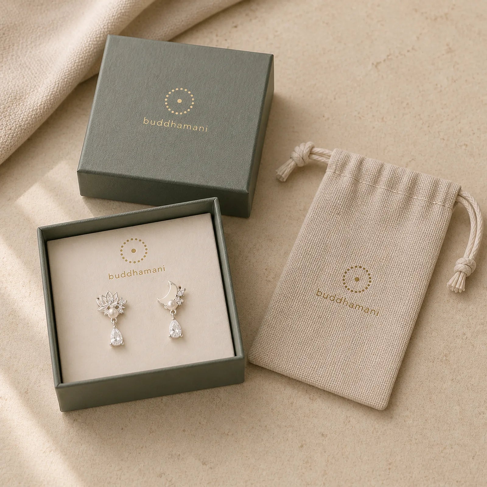 Hetian Jade 925 Sterling Silver Cubic Zirconia Pearl Abundance Earrings featuring Jade, Silver, Pearl