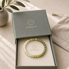 Hetian Jade Gradient Color Abundance Bracelet featuring Jade