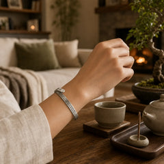 Inspirational Bracelets Personalized Gift for Her Him Engraved Mantra Cuff Bangle Crown Jewelry (Extra 40% Off | USE CODE: FS40) featuring