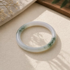 Jade Abundance Luck Blessing Bracelet Bangle featuring Jade