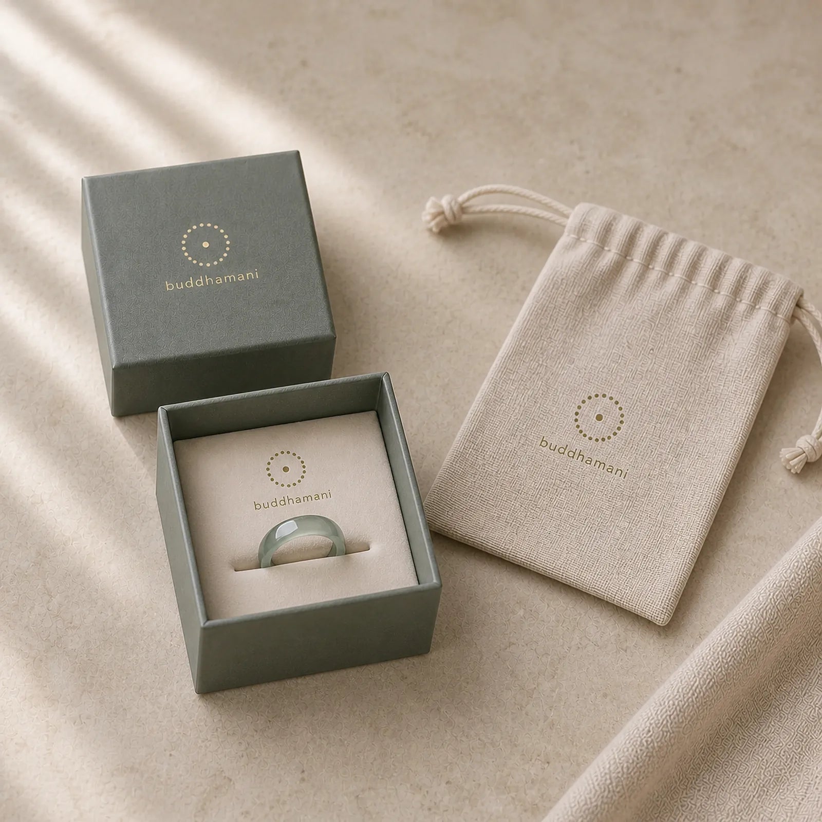 Jade Abundance Prosperity Multiple Sizes Available Ring featuring Jade
