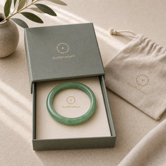 Jade Healing Abundance Protection Bracelet Bangle featuring Jade