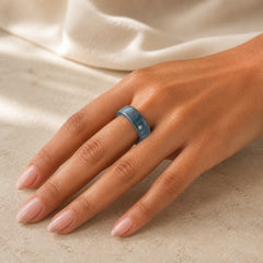 Jade Luck Abundance Prosperity Ring featuring Jade