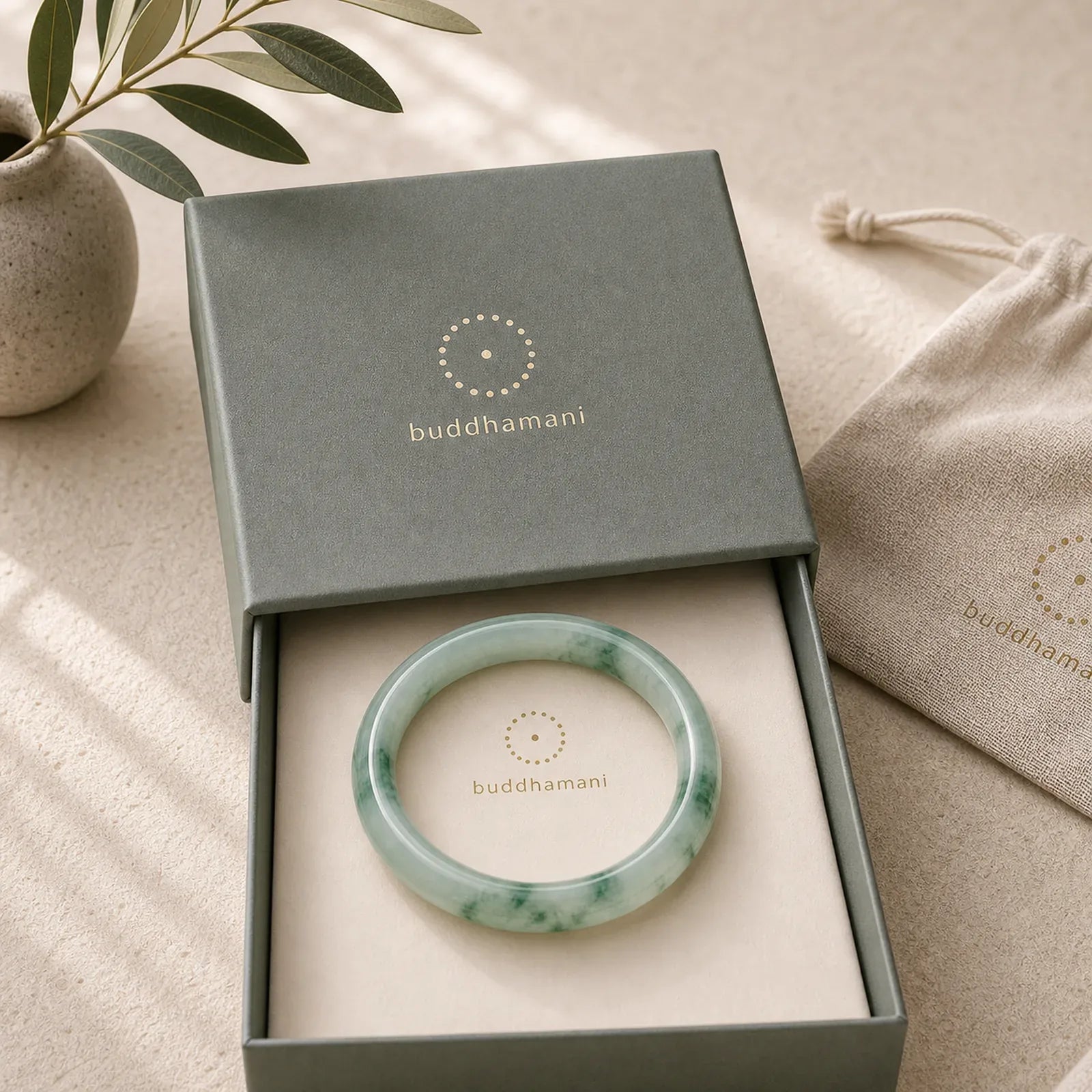 Jade Luck Blessing Prosperity Bracelet Bangle featuring Jade