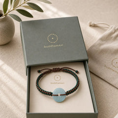 Jade Peace Buckle Hand-Woven Tranquility Adjustable Bracelet featuring Jade, Peace Buckle, Copper