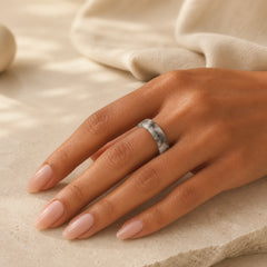 Jade Prosperity Luck Ring featuring Jade