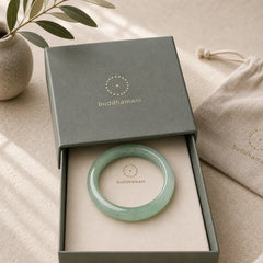 Jade Protection Healing Bangle Bracelet featuring Jade