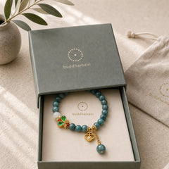 Jade White Agate Butterfly Abacus Beads Abundance Bracelet featuring Jade, White Agate, Butterfly