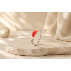Koi Fish Copper Balance Luck Adjustable Ring featuring Koi Fish, Copper, Koi Fish Symbol