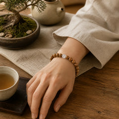 Kuka Seed Agate Stone Luck Bracelet featuring Kuka Seed