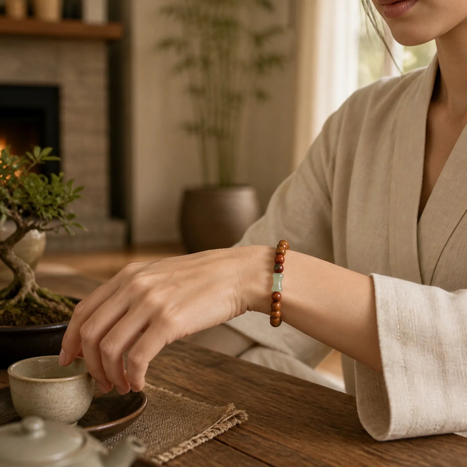 Kuka Seed Ward Off Evil Spirits Bracelet featuring Kuka Seed