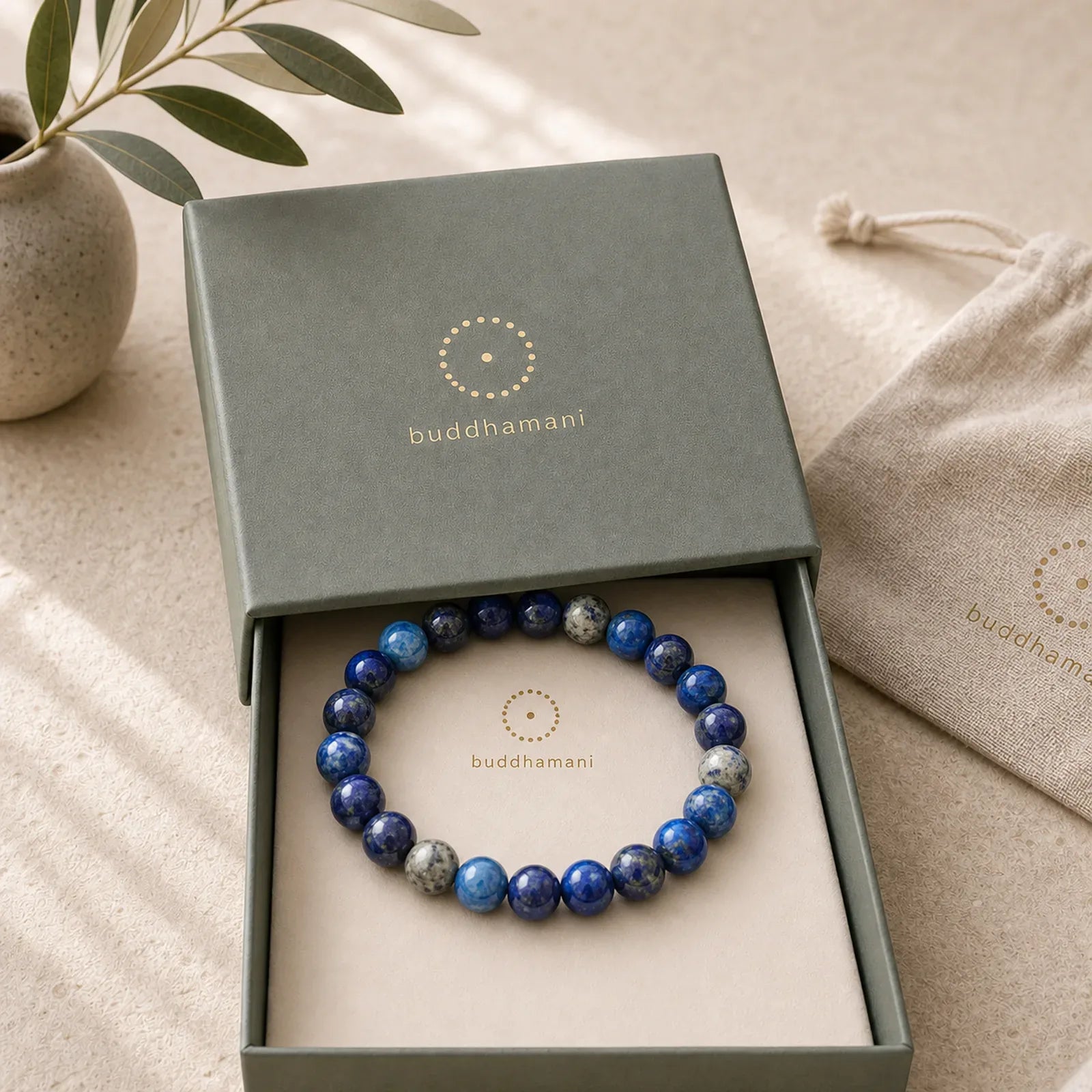 Lazurite Positive Balance Bracelet featuring Lapis Lazuli (Lazurite)