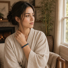 Lazurite Serenity Bracelet featuring Lapis Lazuli (Lazurite)