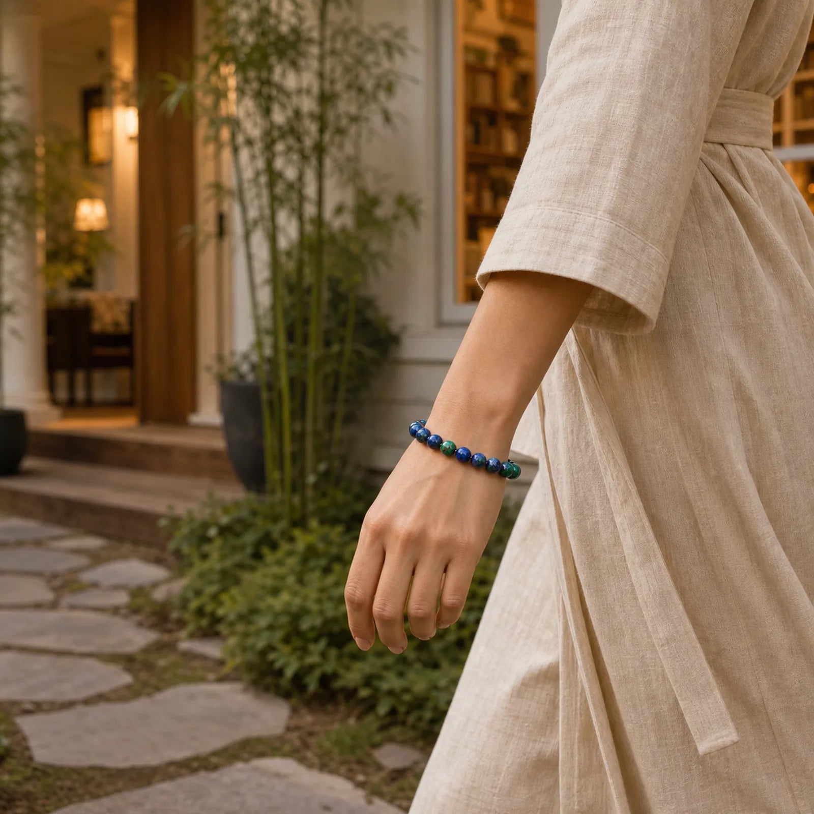 Lazurite Serenity Bracelet featuring Lapis Lazuli (Lazurite)