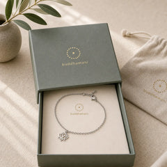 Lotus Pattern Titanium Steel Enlightenment Bracelet featuring Lotus, Titanium Steel, Lotus Symbol