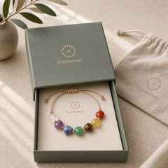 Love Heart Red Agate Amethyst Green Aventurine Colorful Crystal Confidence Braided Bracelet featuring Red Agate, Amethyst, Green Aventurine