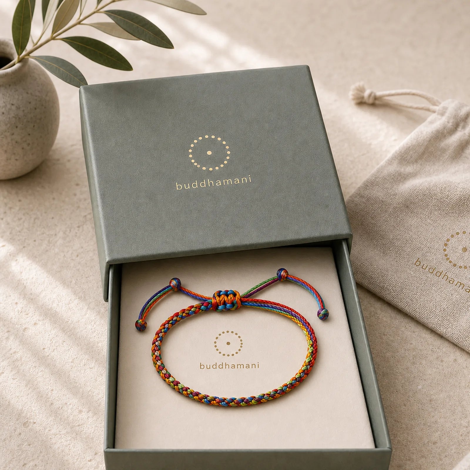 "May all your wishes come true" Lucky Multicolored Bracelet featuring Healthy, Perfect and Wishful Thinking Red String, Red String, Dragon