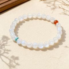 Moonstone Calm Healing Positive Bracelet featuring Moonstone
