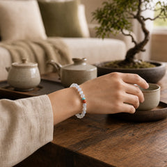 Moonstone Calm Healing Positive Bracelet featuring Moonstone