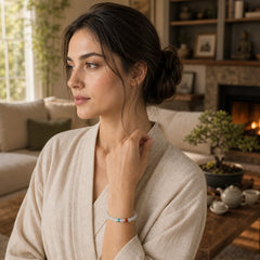 Moonstone Calm Healing Positive Bracelet featuring Moonstone