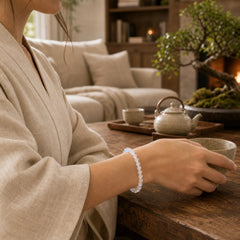 Moonstone Healing Positive Bracelet featuring Moonstone