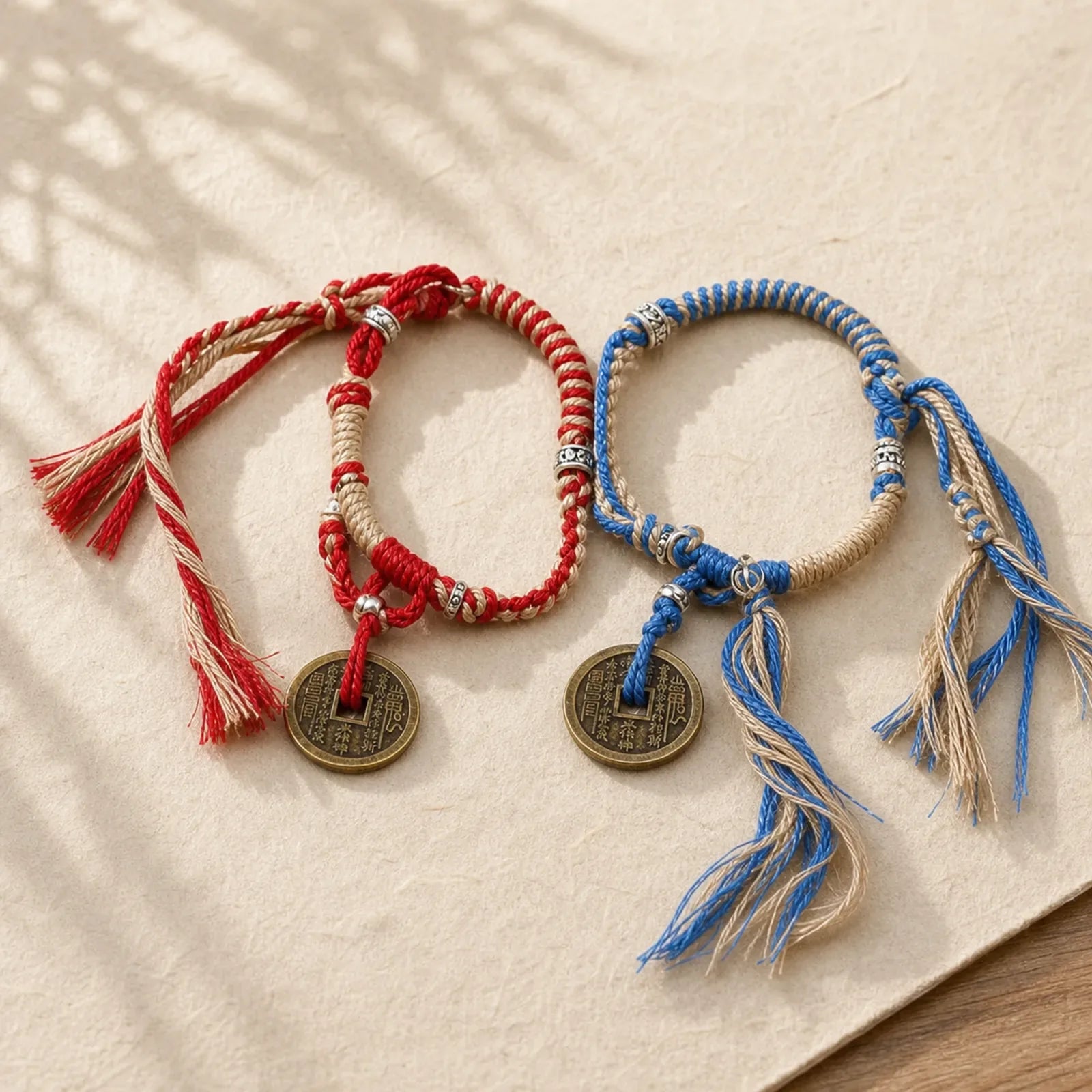 Mountain Ghosts Spend Money Wealth Prosperity Handmade Braided Bracelet featuring