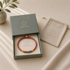 Multicolor Red String Alloy 925 Sterling Silver Buckle Protection Bracelet featuring Red String, Silver
