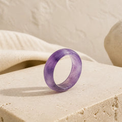 Natural Amethyst Spiritual Awareness Ring featuring Amethyst