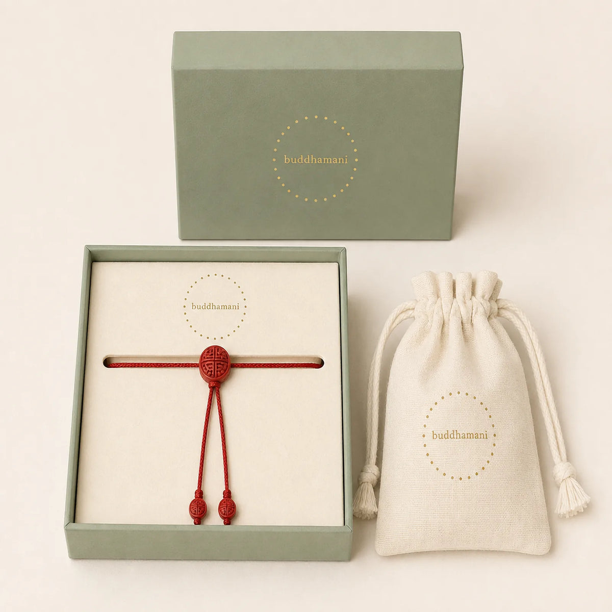 Natural Cinnabar Chinese Zodiac Gourd Calm Blessing Red String Belly Chain featuring Cinnabar, Red String, Dragon