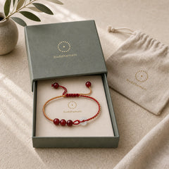 Natural Cinnabar Jade Peace Buckle Blessing Bracelet featuring Cinnabar, Jade, Peace Buckle
