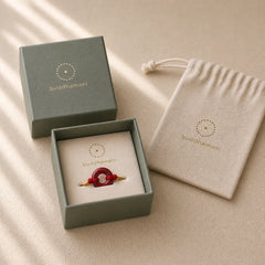 Natural Cinnabar Peace Buckle Blessing Red String Belly Chain featuring Cinnabar, Peace Buckle, Red String