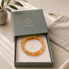Natural Citrine Prosperity Protection Bracelet (Extra 35% Off | USE CODE: FS35) featuring Citrine