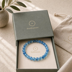 Natural Colorful Candy Agate Harmony Strength Bead Bracelet featuring Candy Agate