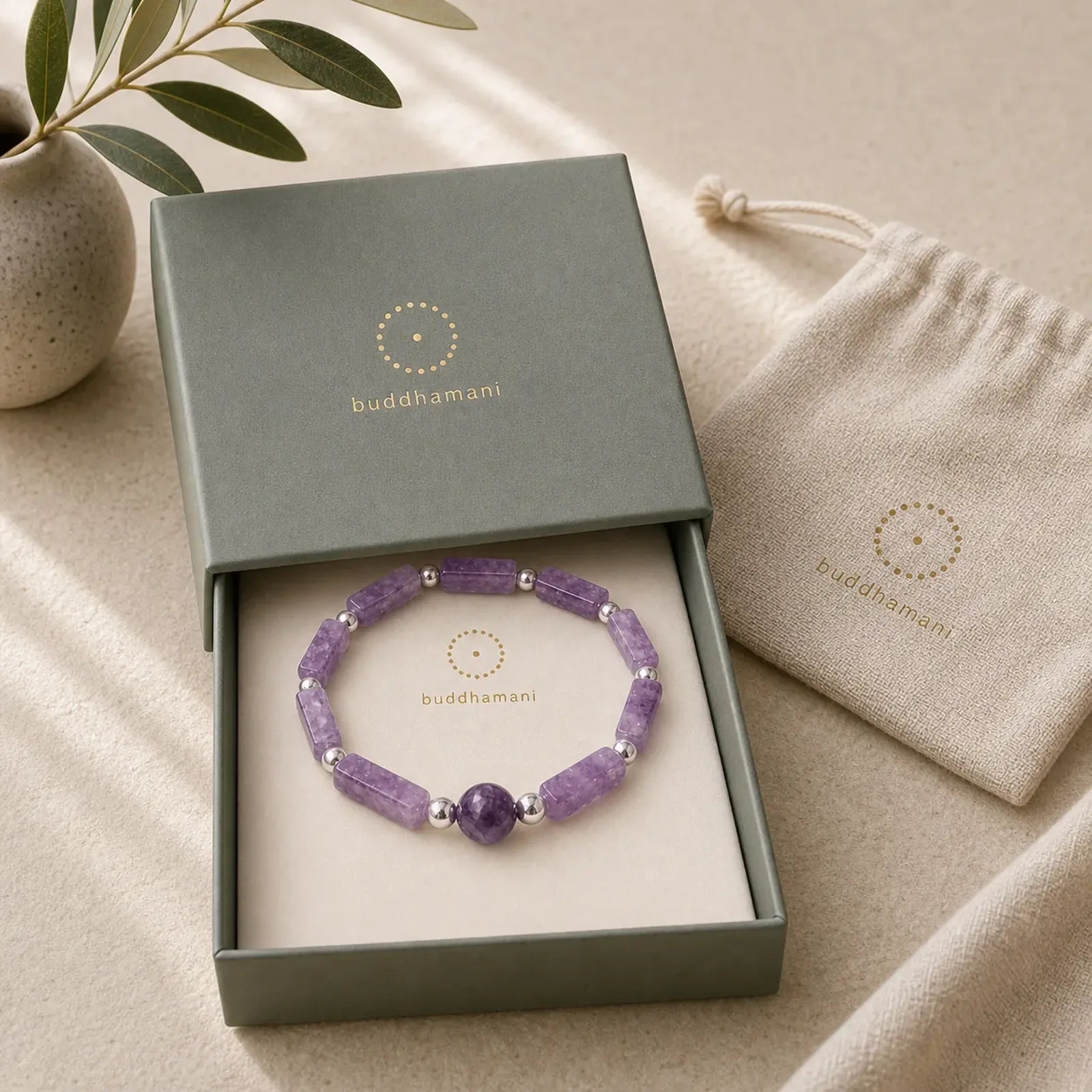 Natural Crystal Amethyst Tiger Eye Spiritual Balance Bracelet featuring Amethyst, Tiger Eye, Zebra Jasper