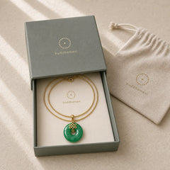 Natural Cyan Jade Peace Buckle Chinese knot Success Necklace Pendant featuring Cyan Jade, Jade, Peace Buckle