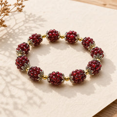 Natural Garnet Healing Bracelet featuring Garnet