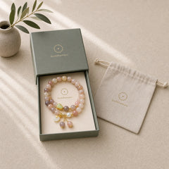 Natural Golden Silk Jade Double Layer Gourd Peace Buckle Luck Bracelet featuring Golden Silk Jade, Peace Buckle, Copper