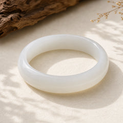 Natural Golden Silk Jade Wealth Luck Bracelet Bangle featuring Golden Silk Jade, Quartzite, Quartzite Jade