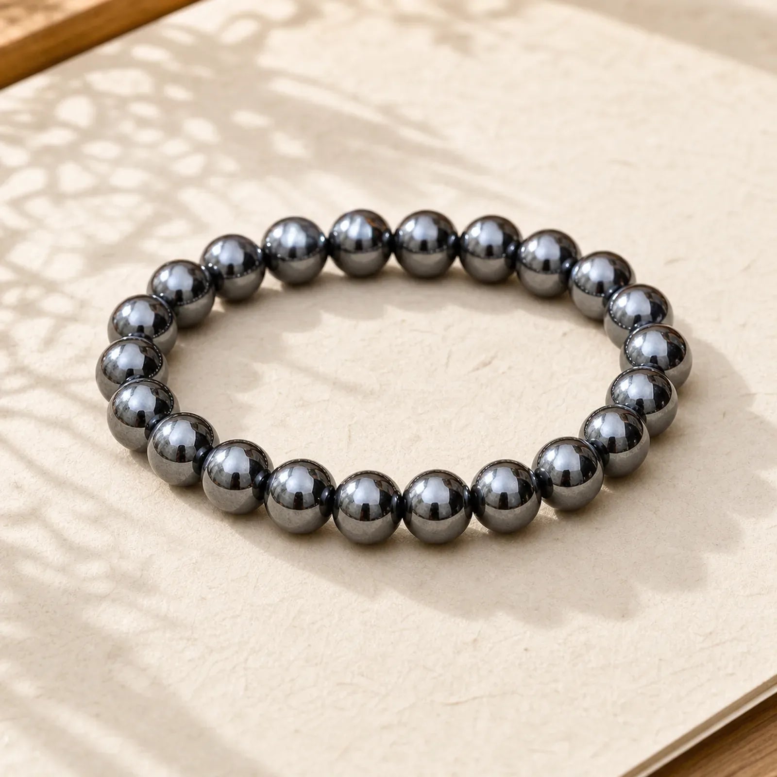 Natural Hematite Bead Powerful Bracelet featuring Hematite