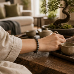 Natural Hematite Bead Powerful Bracelet featuring Hematite