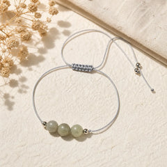 Natural Labradorite Bead Rope Healing Bracelet featuring Labradorite