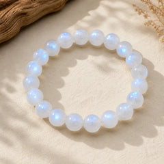 Natural Moonstone Prosperity Bracelet featuring Moonstone