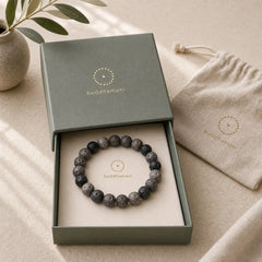 Natural Silver Sheen Obsidian Gold Sheen Obsidian Round Beads Protection Bracelet featuring Silver, Silver Sheen Obsidian, Obsidian